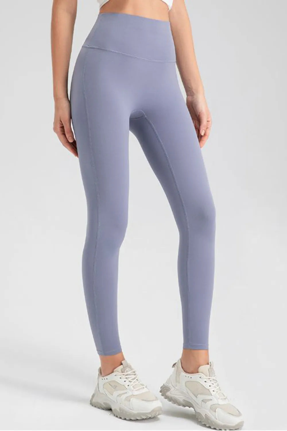 High Waist Skinny Active Pants – Trendsi | ClozArt