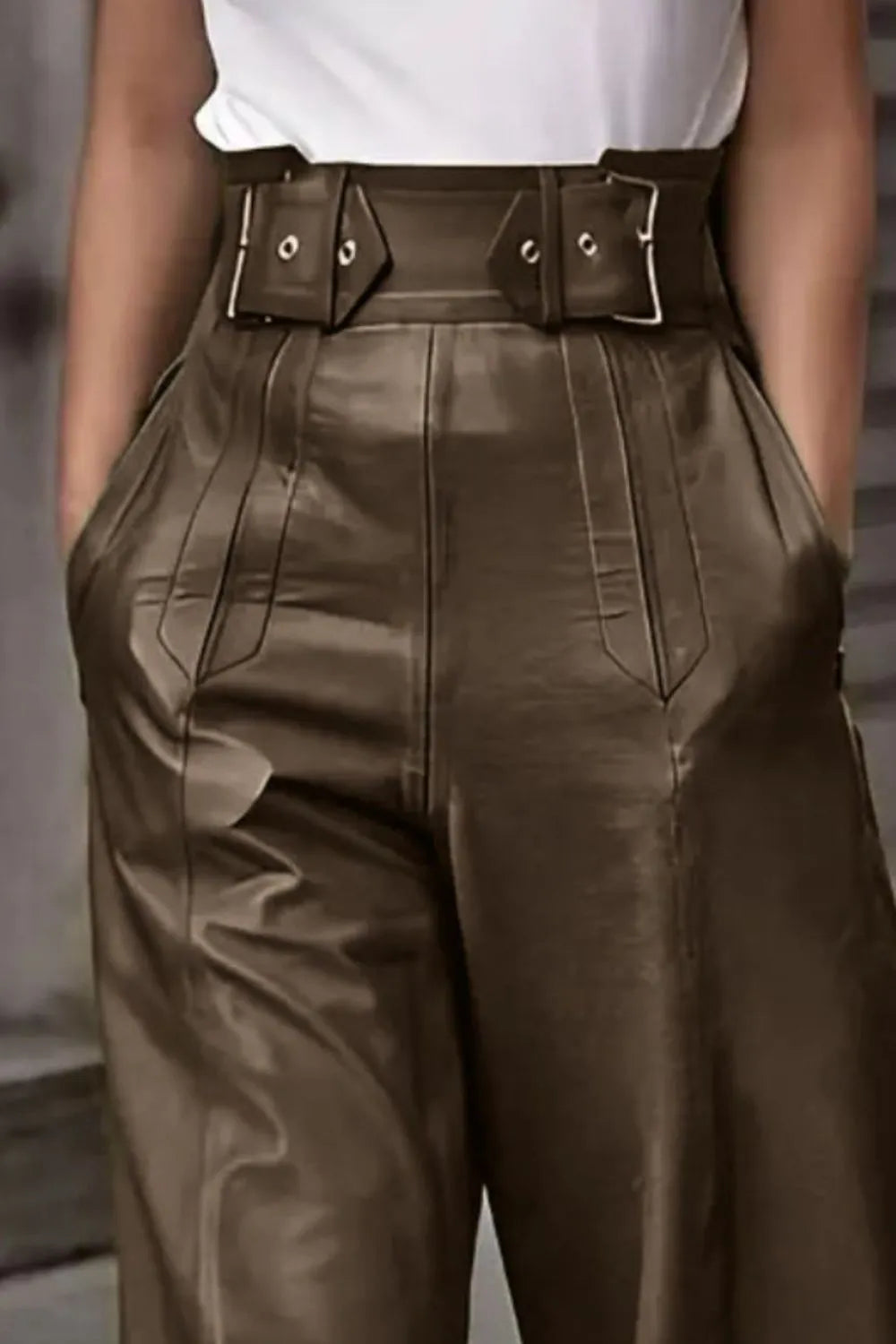 High Waist Wide Flare Pants – Trendsi | ClozArt