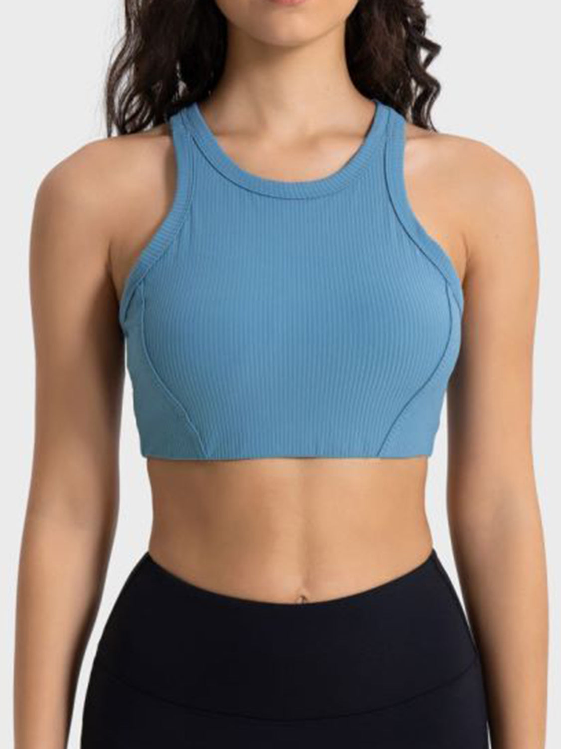 Millennia Wide Strap Cropped Sport Tank – Trendsi | ClozArt