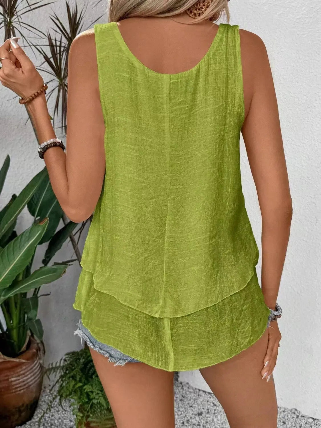 Wide Strap Layered Tank – Trendsi | ClozArt