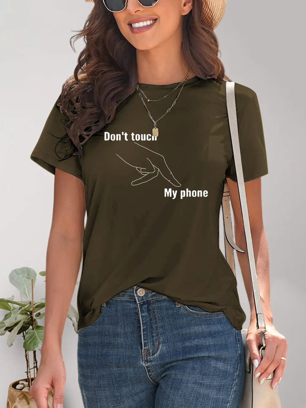 Graphic Round Neck Short Sleeve T-Shirt – Trendsi | ClozArt