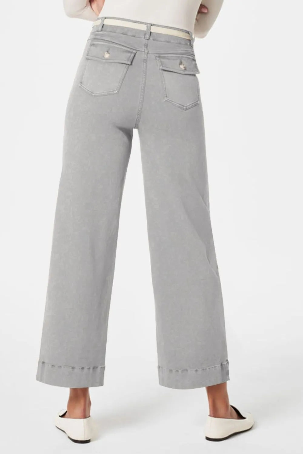 High Waist Jeans with Pockets – Trendsi | ClozArt