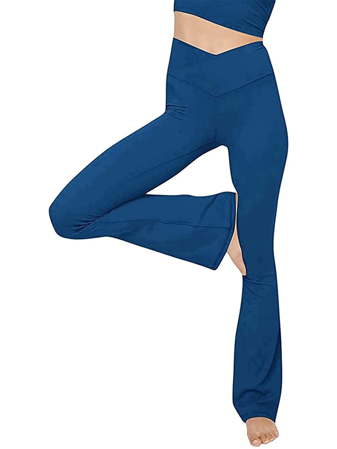 V-Waist Bootcut Long Pants – Trendsi | ClozArt