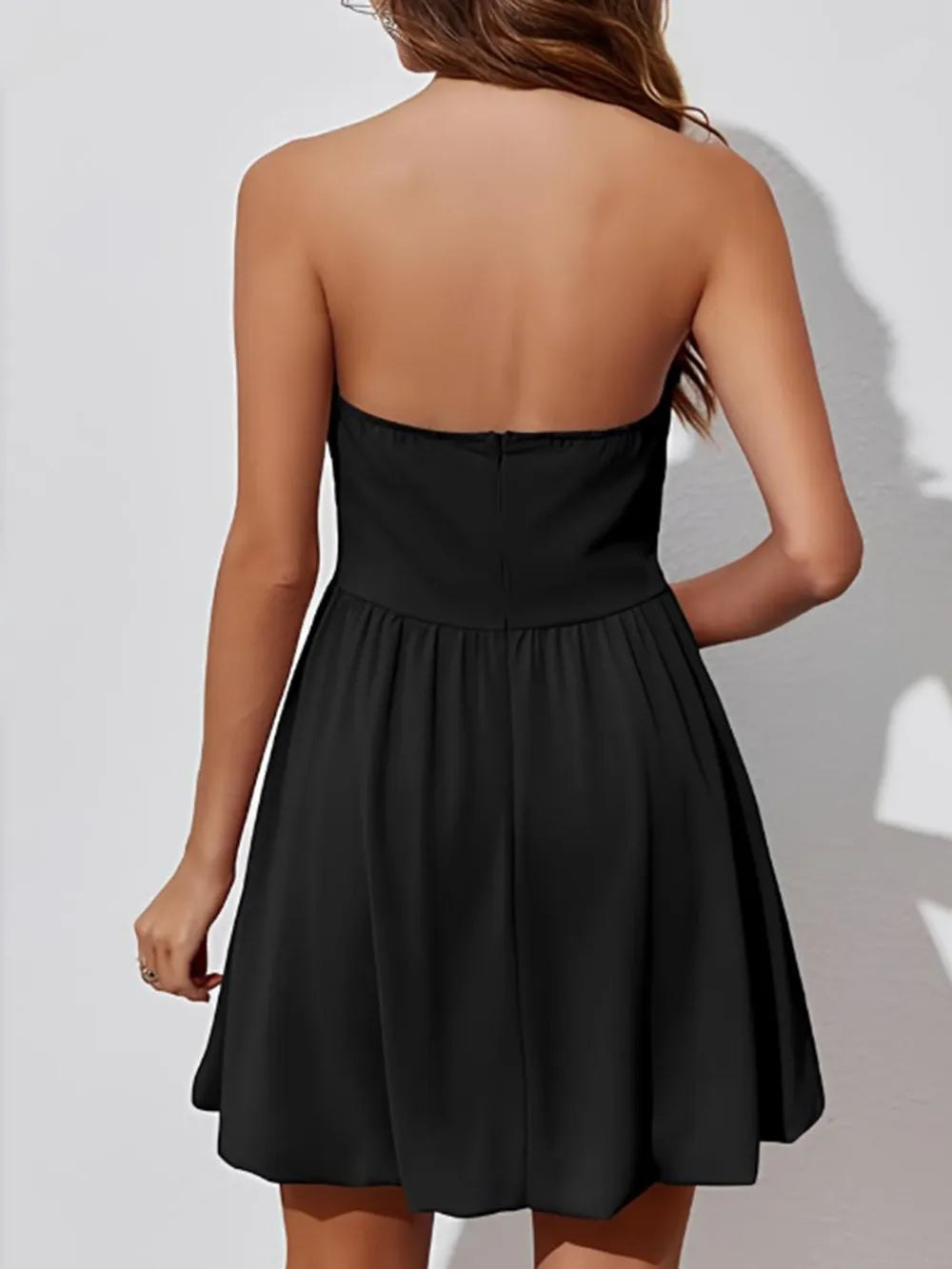 Ruched Tube Mini Dress – Trendsi | ClozArt