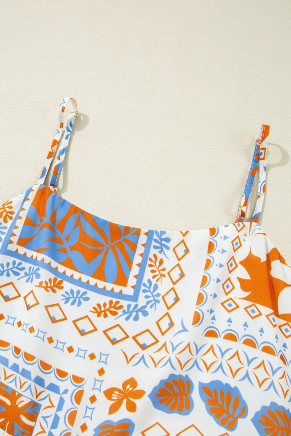 Printed Smocked Back Ricrac Trim Cami Dress – Trendsi | ClozArt