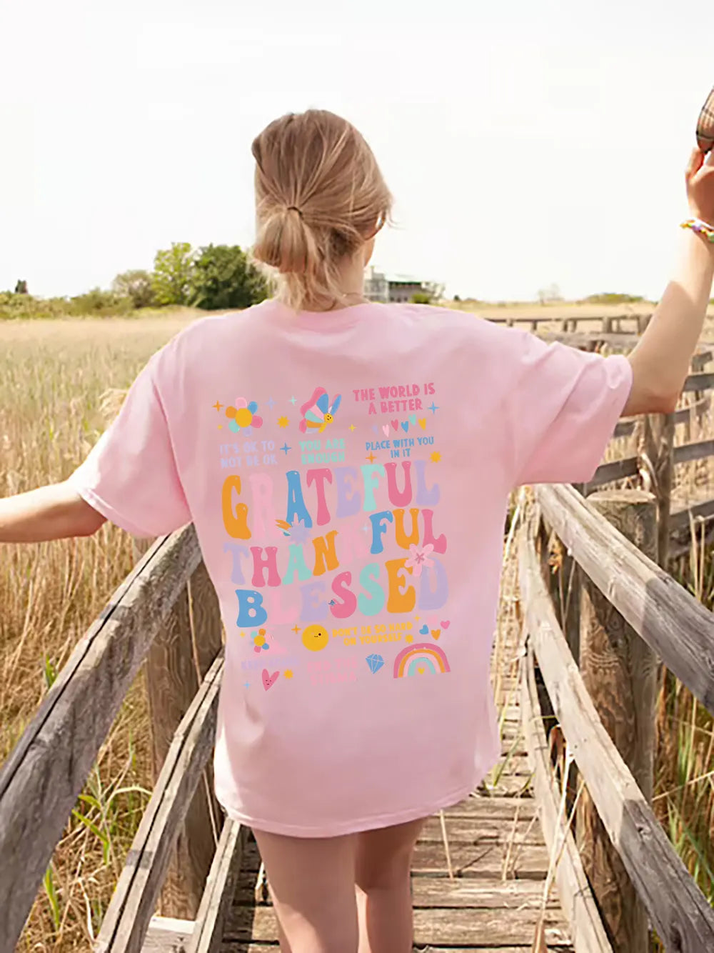 Letter Graphic Round Neck Short Sleeve T-Shirt – Trendsi | ClozArt