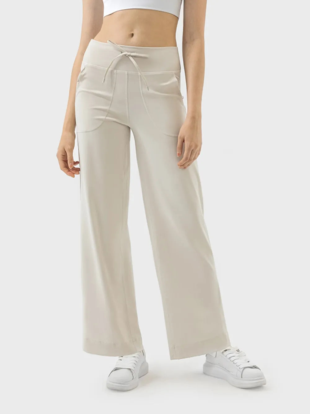 Millennia Drawstring Active Pants with Pockets – Trendsi | ClozArt