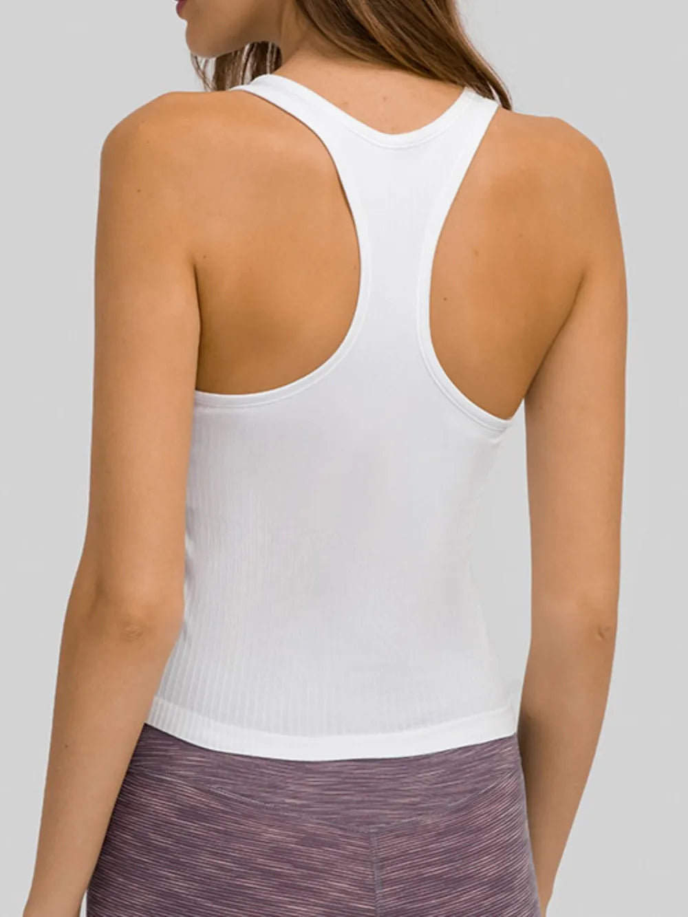 Millennia Round Neck Racerback Active Tank – Trendsi | ClozArt