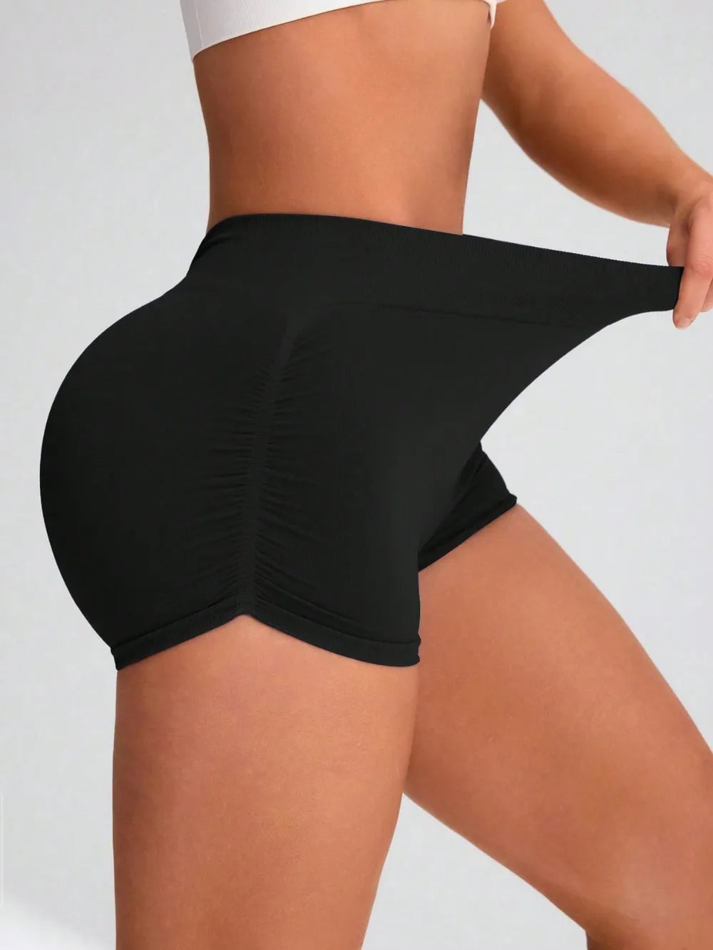 Elastic Waist Active Shorts – Trendsi | ClozArt