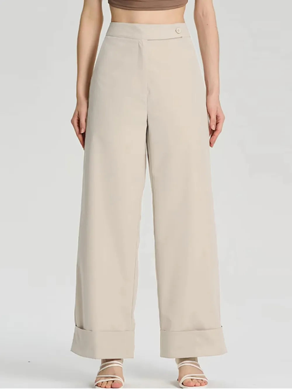 High Waist Wide Leg Pants – Trendsi | ClozArt