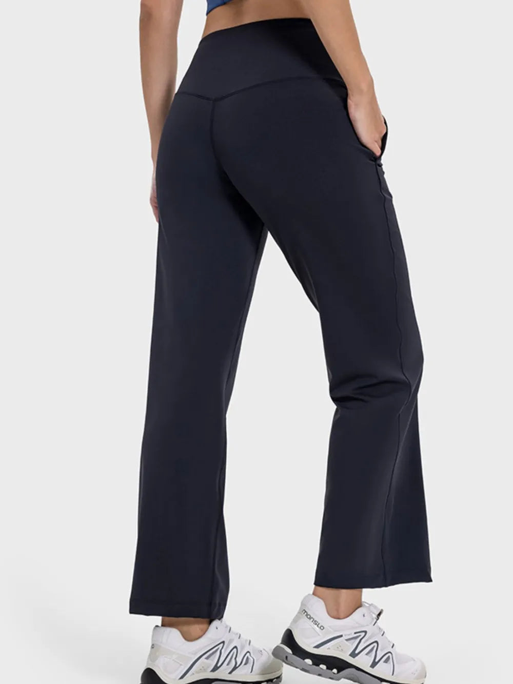 Millennia Pocketed High Waist Active Pants – Trendsi | ClozArt