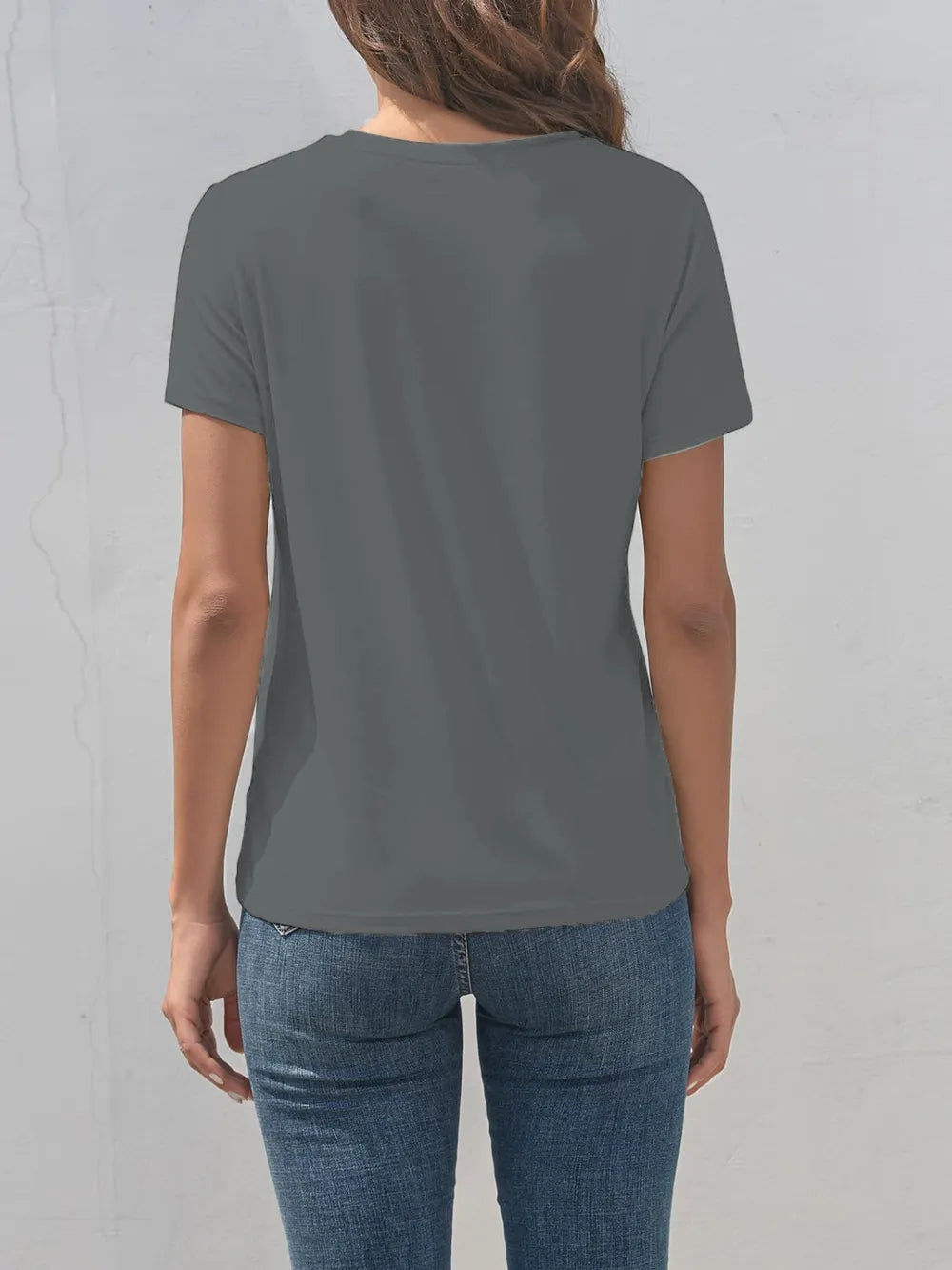 Cross Graphic Round Neck T-Shirt – Trendsi | ClozArt