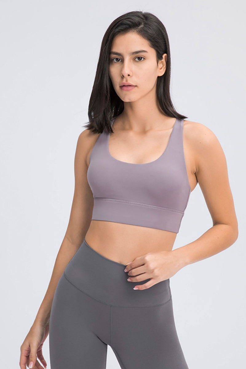 Millennia Eight Strap Sports Bra – Trendsi | ClozArt