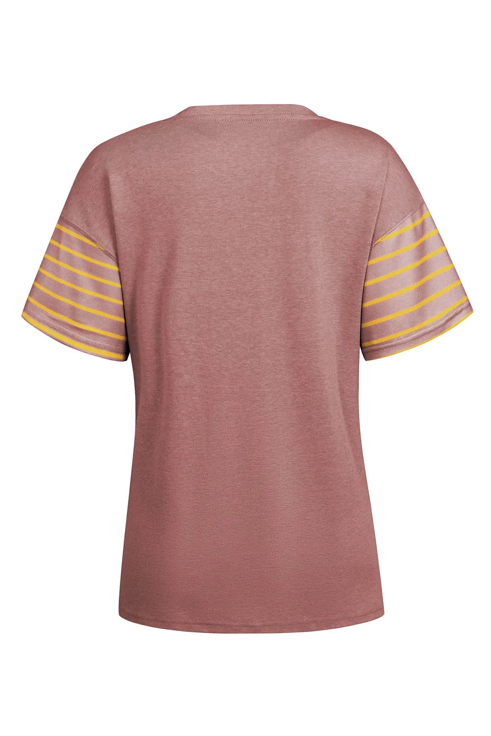 Striped Round Neck Short Sleeve T-Shirt – Trendsi | ClozArt