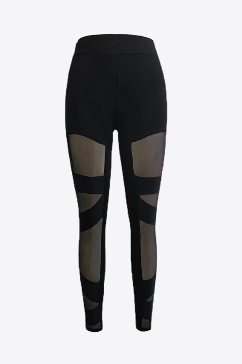 Spliced Mesh Leggings – Trendsi | ClozArt