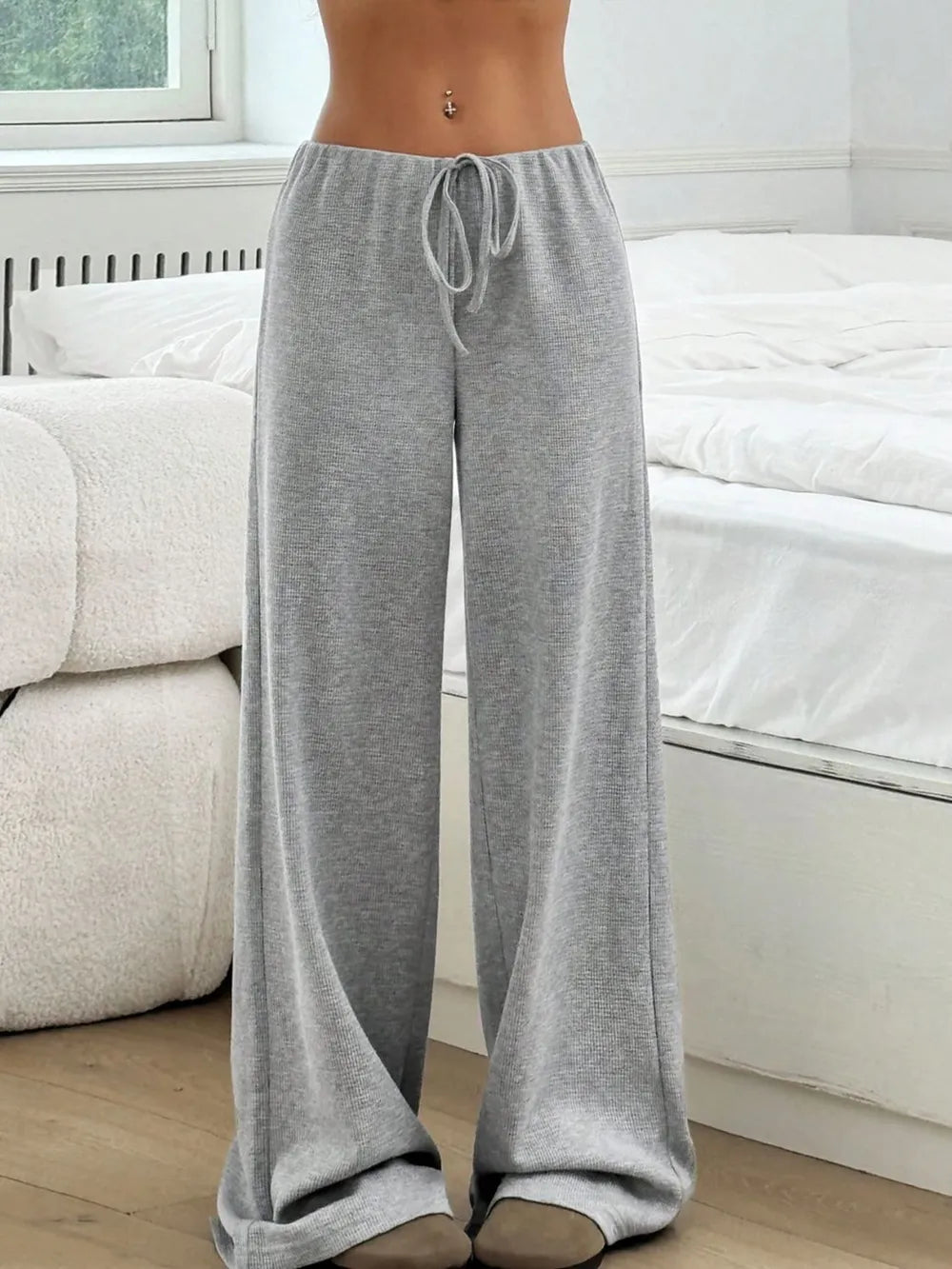 Tied Striped Wide Leg Pants – Trendsi | ClozArt