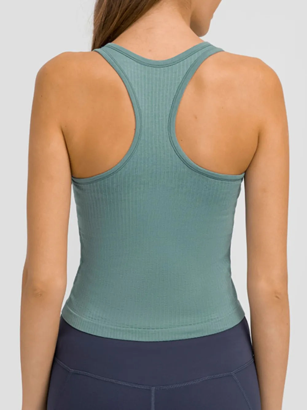 Millennia Round Neck Racerback Active Tank – Trendsi | ClozArt