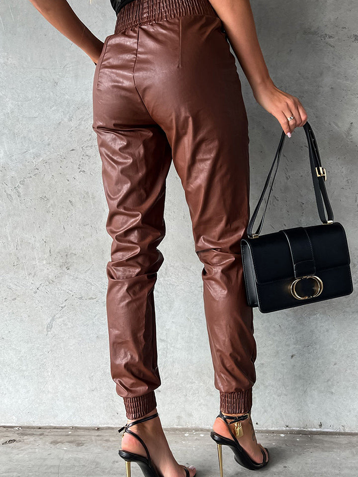 Smocked Waist Long Pants – Trendsi | ClozArt