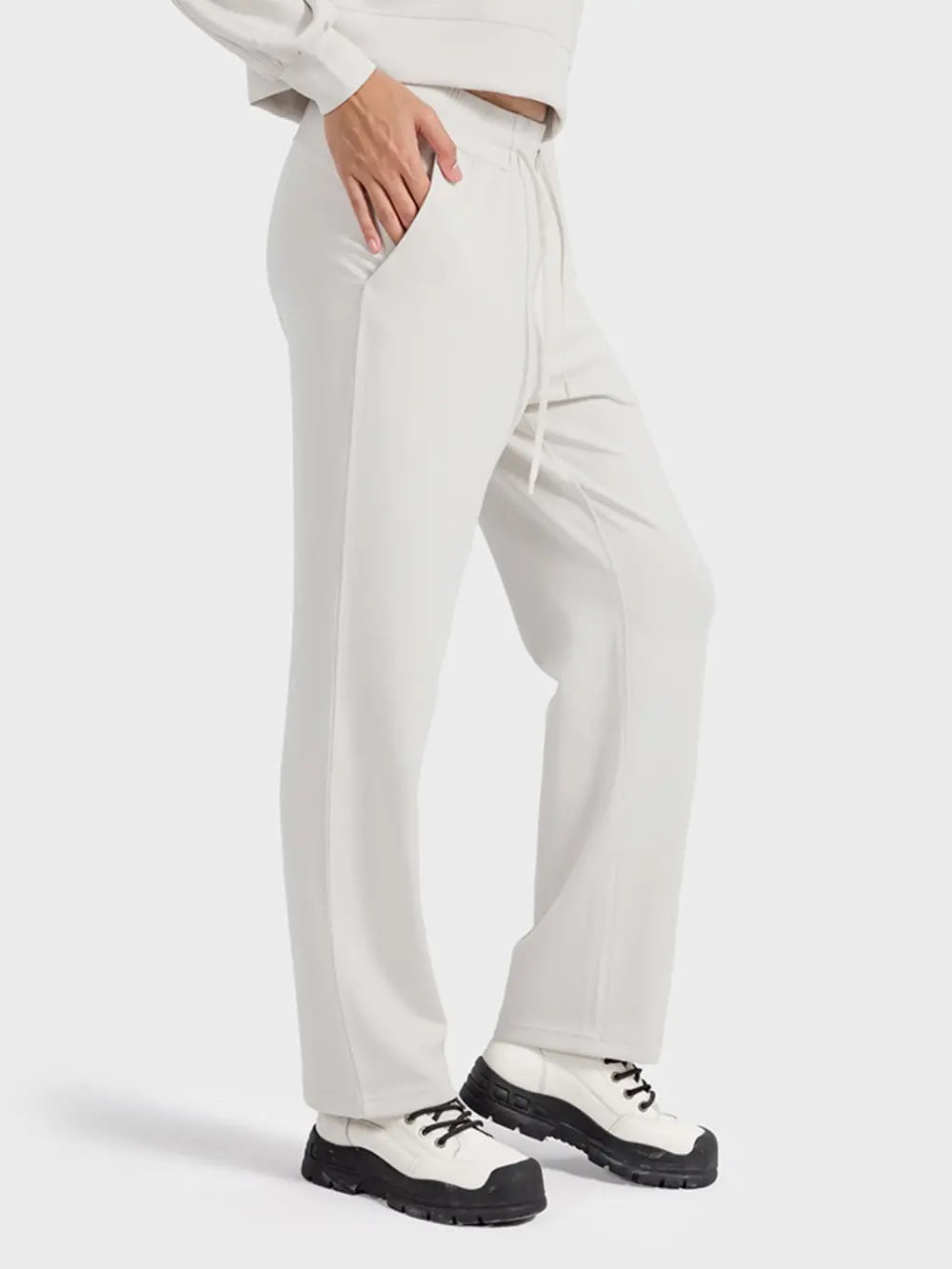 Millennia Drawstring Pocketed Sport Pants – Trendsi | ClozArt