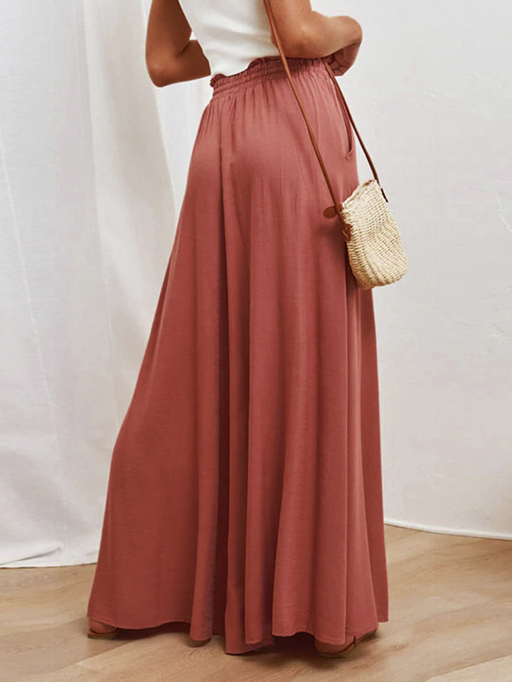 Drawstring Waist Wide Leg Pants – Trendsi | ClozArt