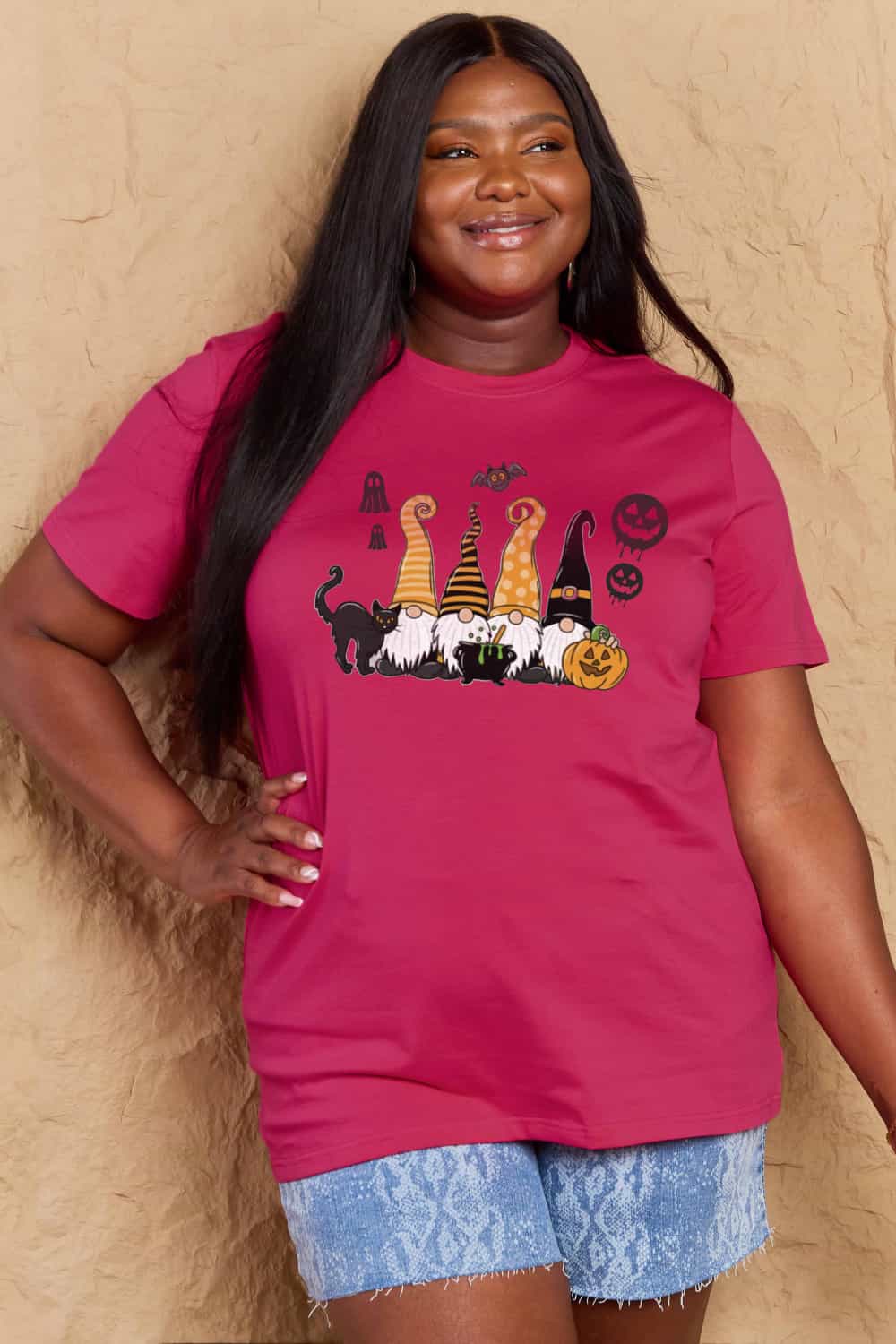 Simply Love Full Size Halloween Theme Graphic Cotton T-Shirt – Trendsi | ClozArt
