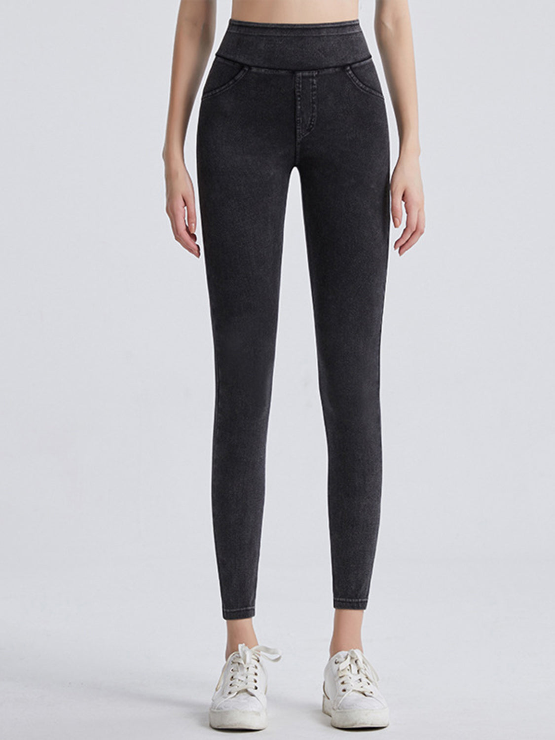 Wide Waistband Sports Leggings – Trendsi | ClozArt