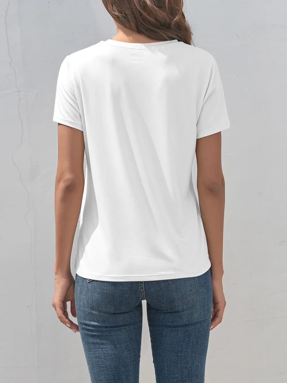 Heart Round Neck Short Sleeve T-Shirt – Trendsi | ClozArt