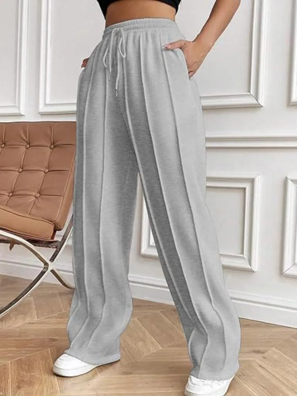 Drawstring Wide Leg Pants with Pockets – Trendsi | ClozArt