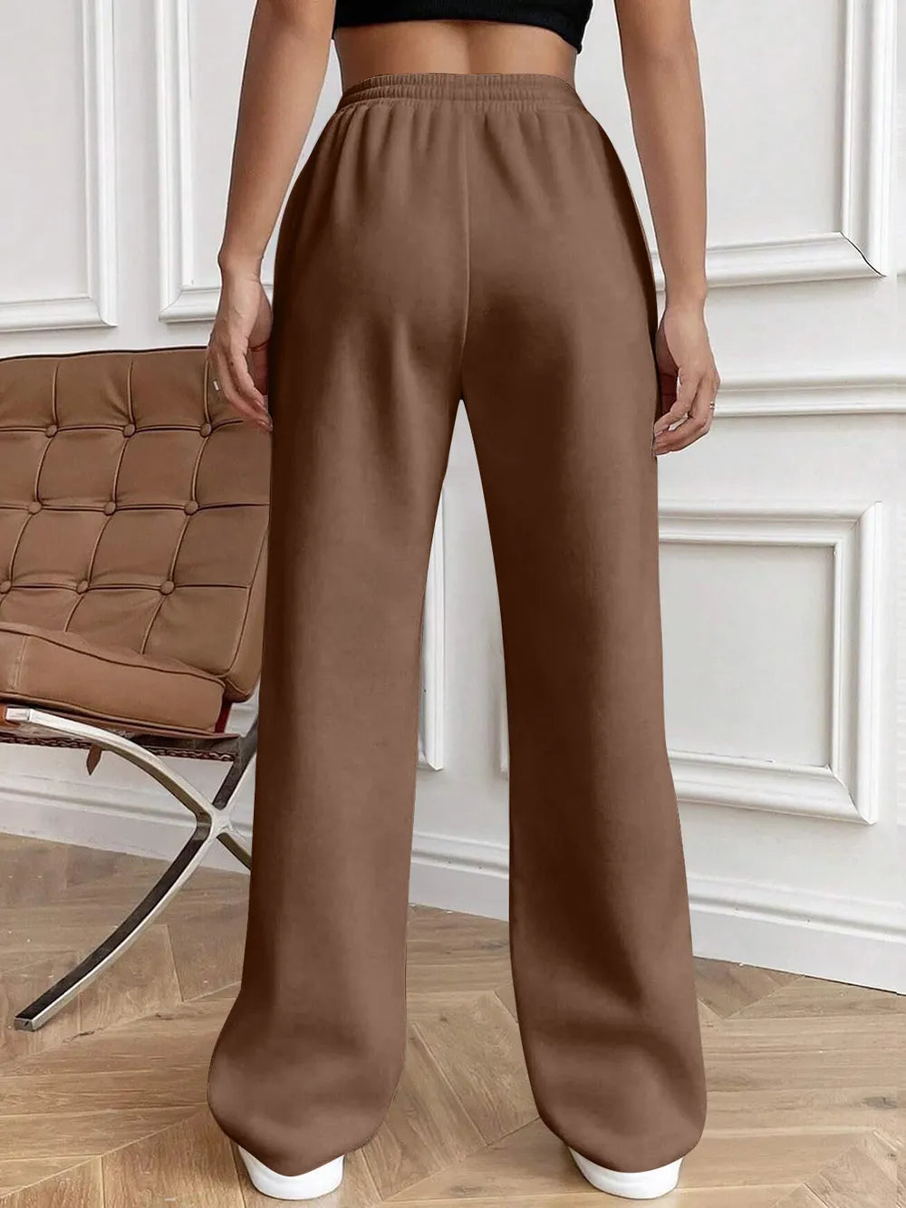 Drawstring Elastic Waist Pants with Pockets – Trendsi | ClozArt