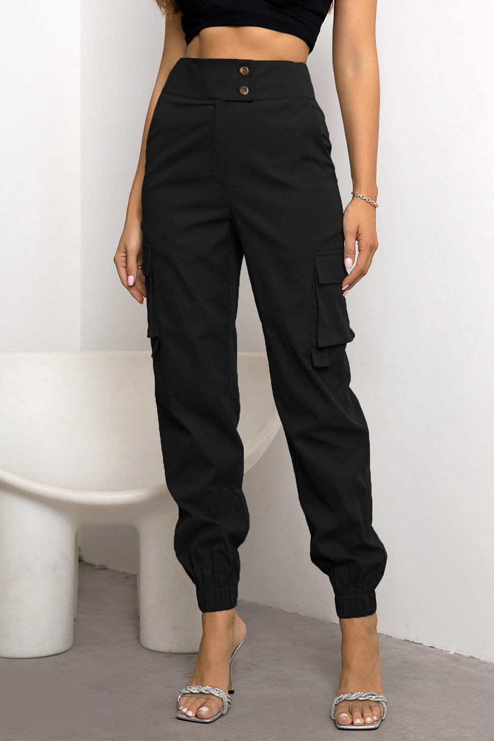 High Waist Cargo Pants – Trendsi | ClozArt