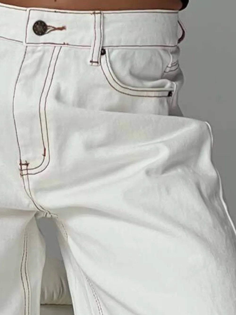 Wide Leg Jeans with Pockets – Trendsi | ClozArt