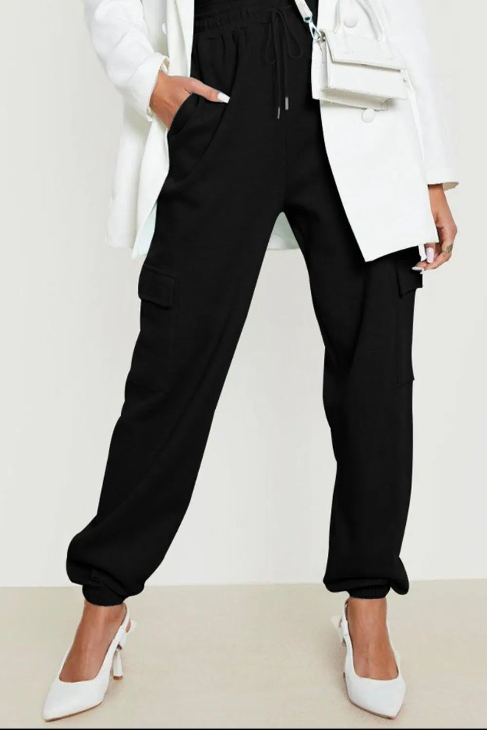 Drawstring Joggers with Pockets – Trendsi | ClozArt