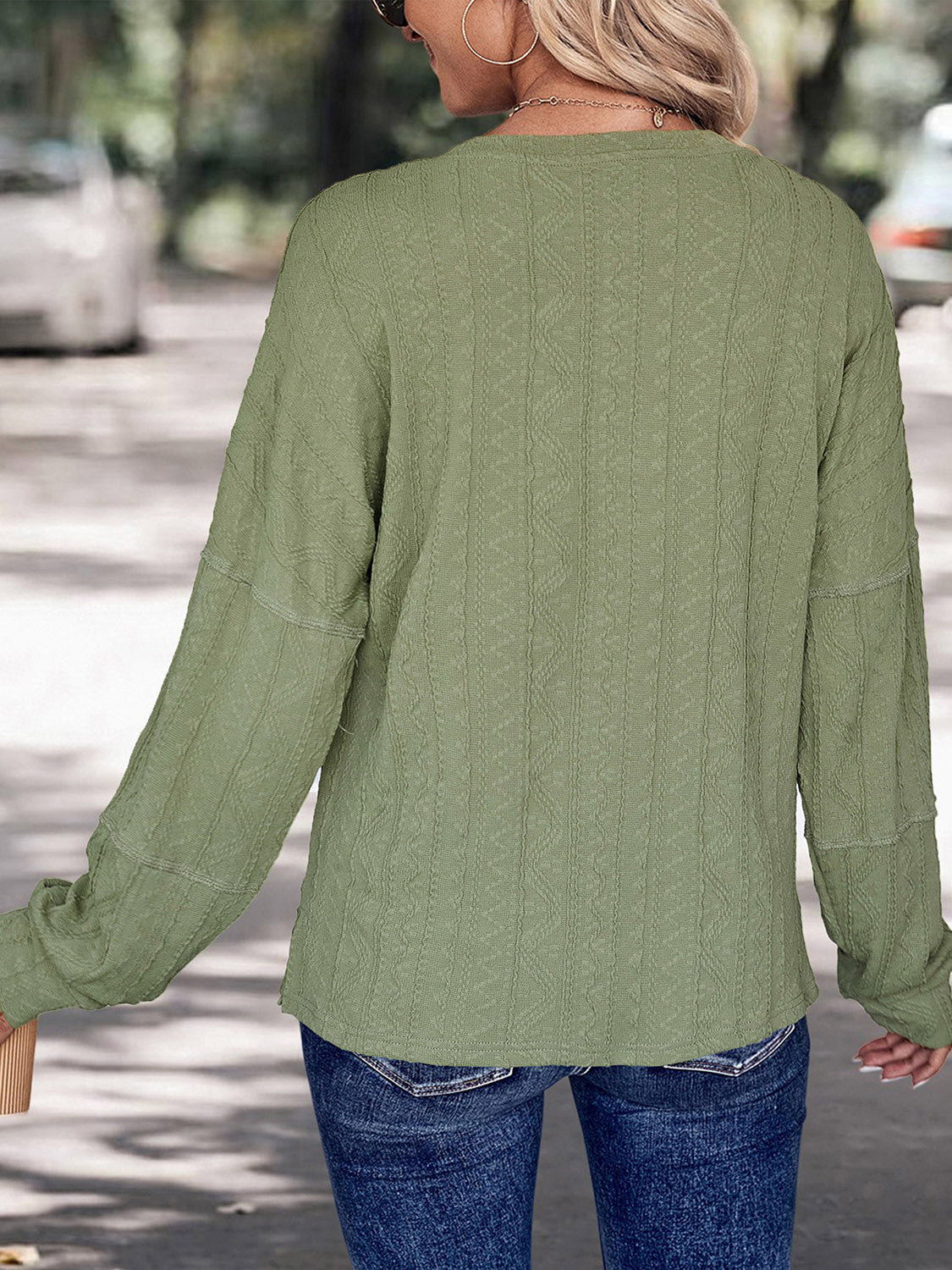 Perfee Half-Button Round Neck T-Shirt – Trendsi | ClozArt