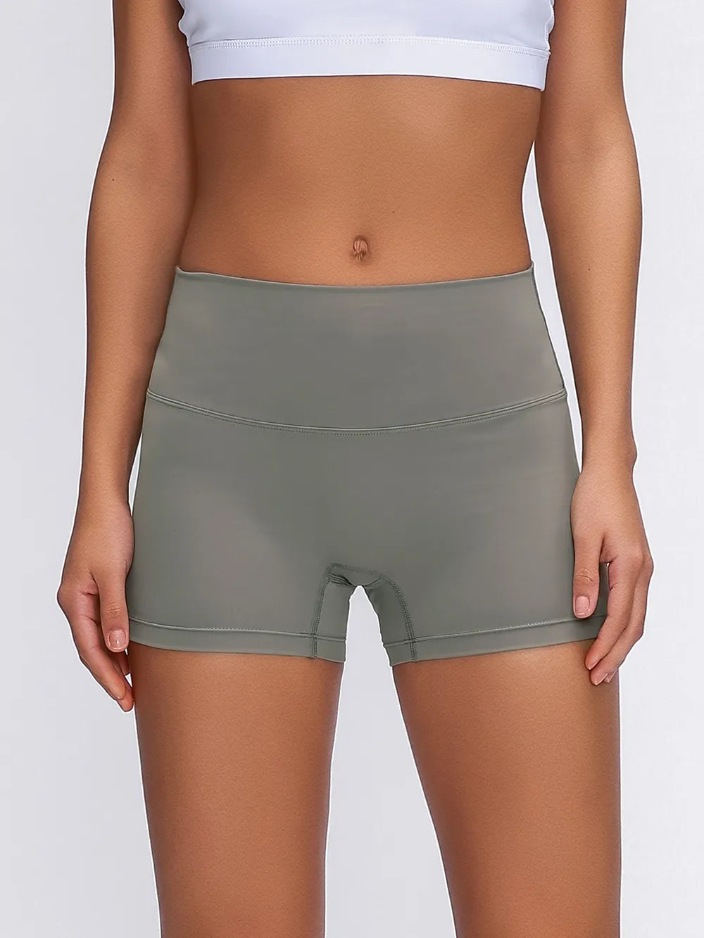 Millennia High Waist Active Shorts – Trendsi | ClozArt