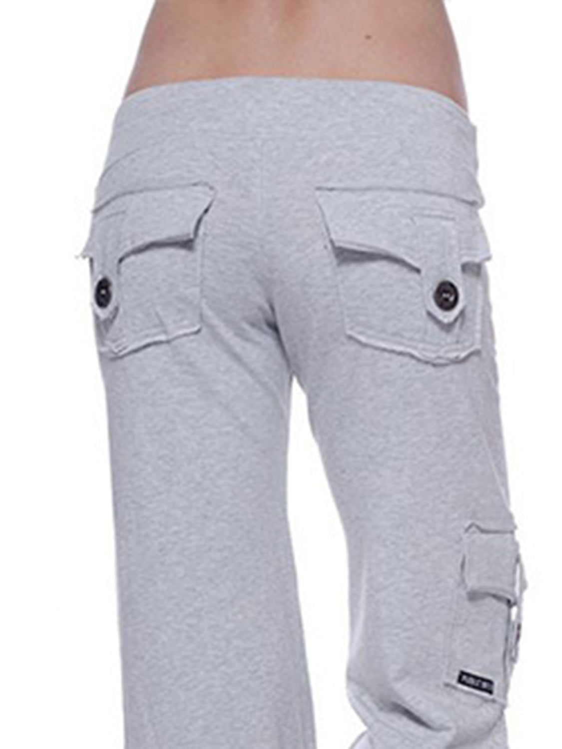 Mid Waist Pants with Pockets – Trendsi | ClozArt