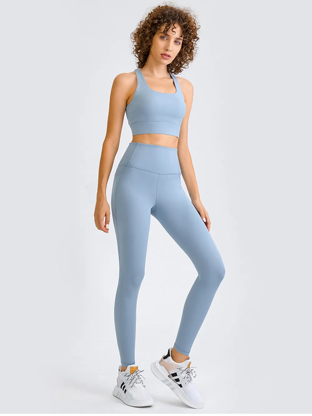 Millennia Double Take Square Neck Racerback Cropped Tank – Trendsi | ClozArt
