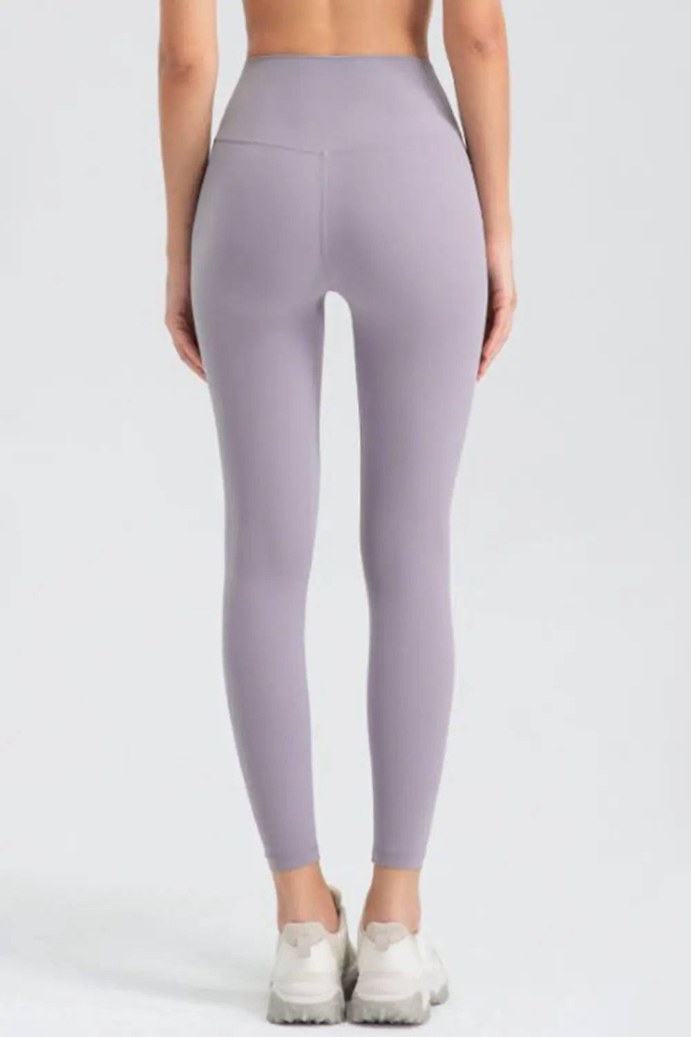 Wide Waistband Slim Fit Active Leggings – Trendsi | ClozArt