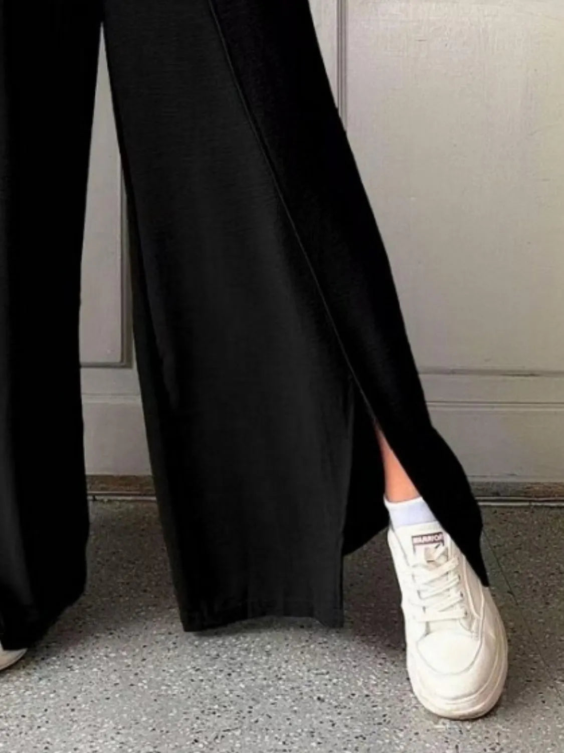 Slit Wide Leg Pants – Trendsi | ClozArt