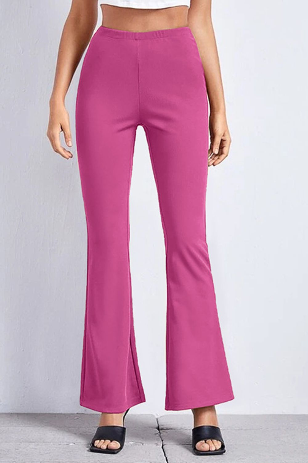 High Rise Flare Pants – Trendsi | ClozArt