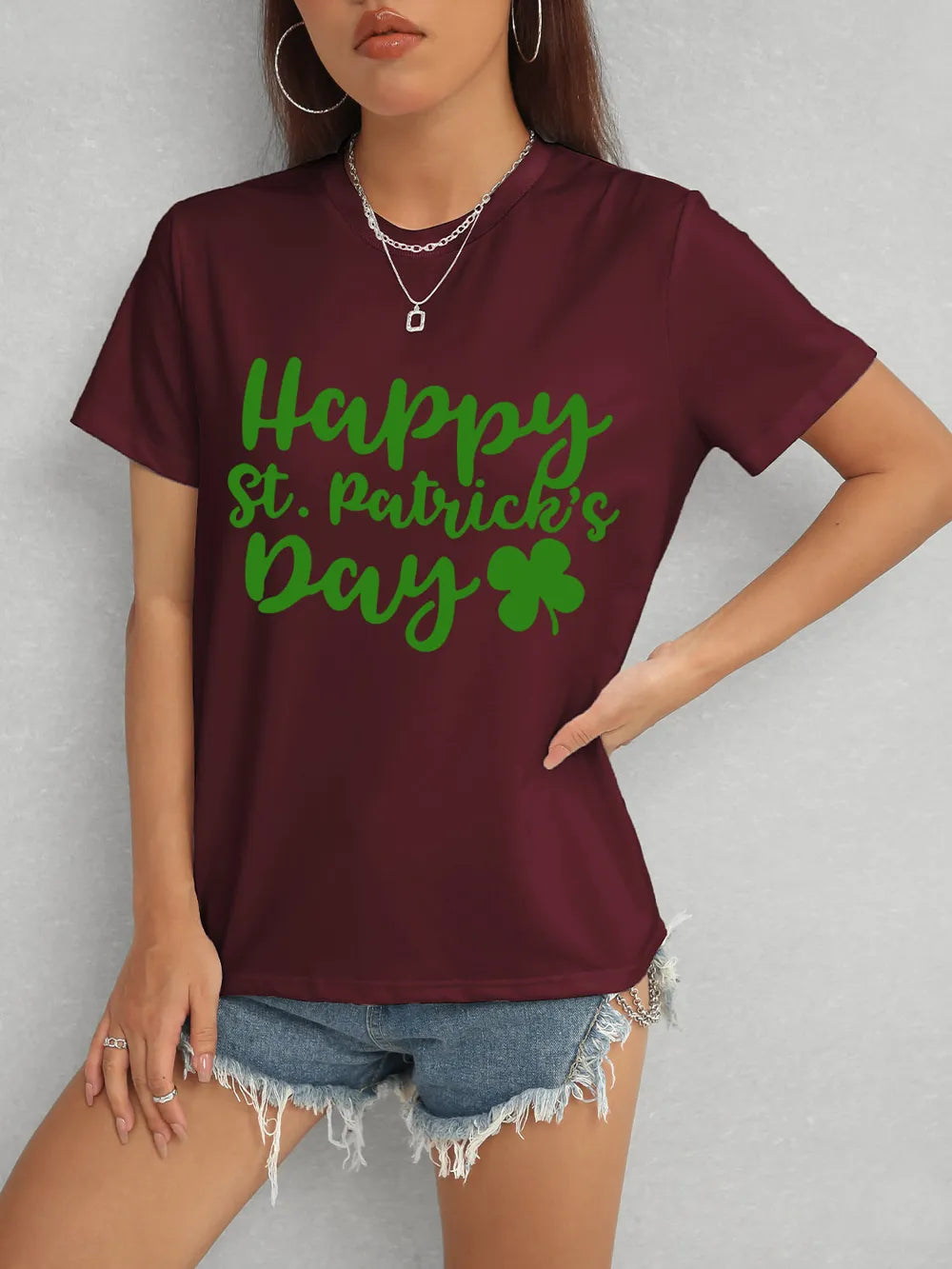 HAPPY ST. PATRICK'S DAY Short Sleeve T-Shirt – Trendsi | ClozArt