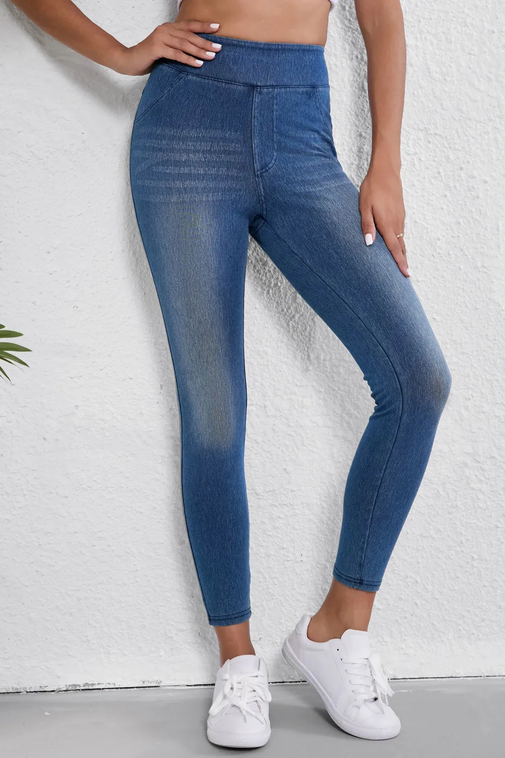 High Waist Skinny Jeans – Trendsi | ClozArt