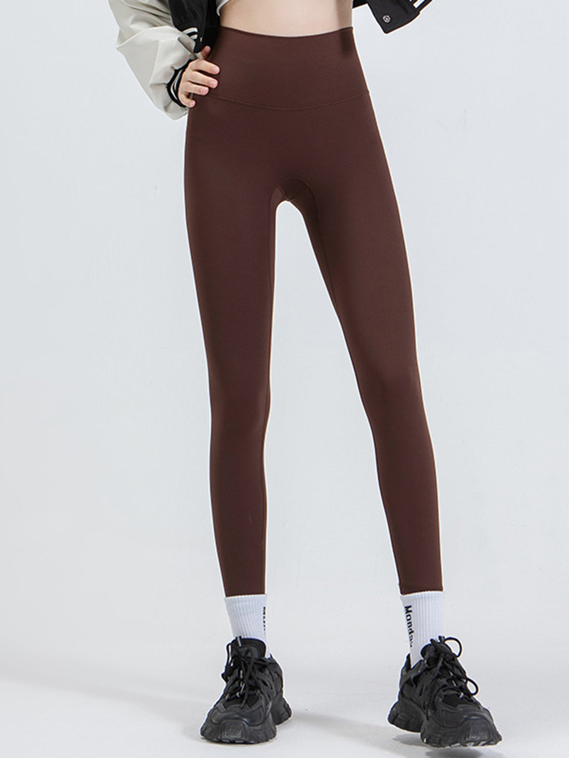 Wide Waistband Sports Leggings – Trendsi | ClozArt