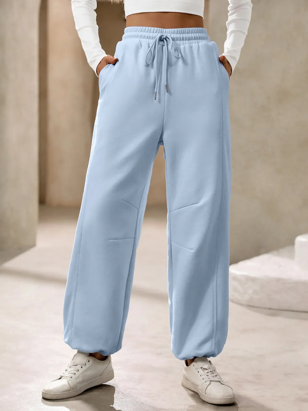 Ivy Lane Drawstring Joggers with Pockets – Trendsi | ClozArt