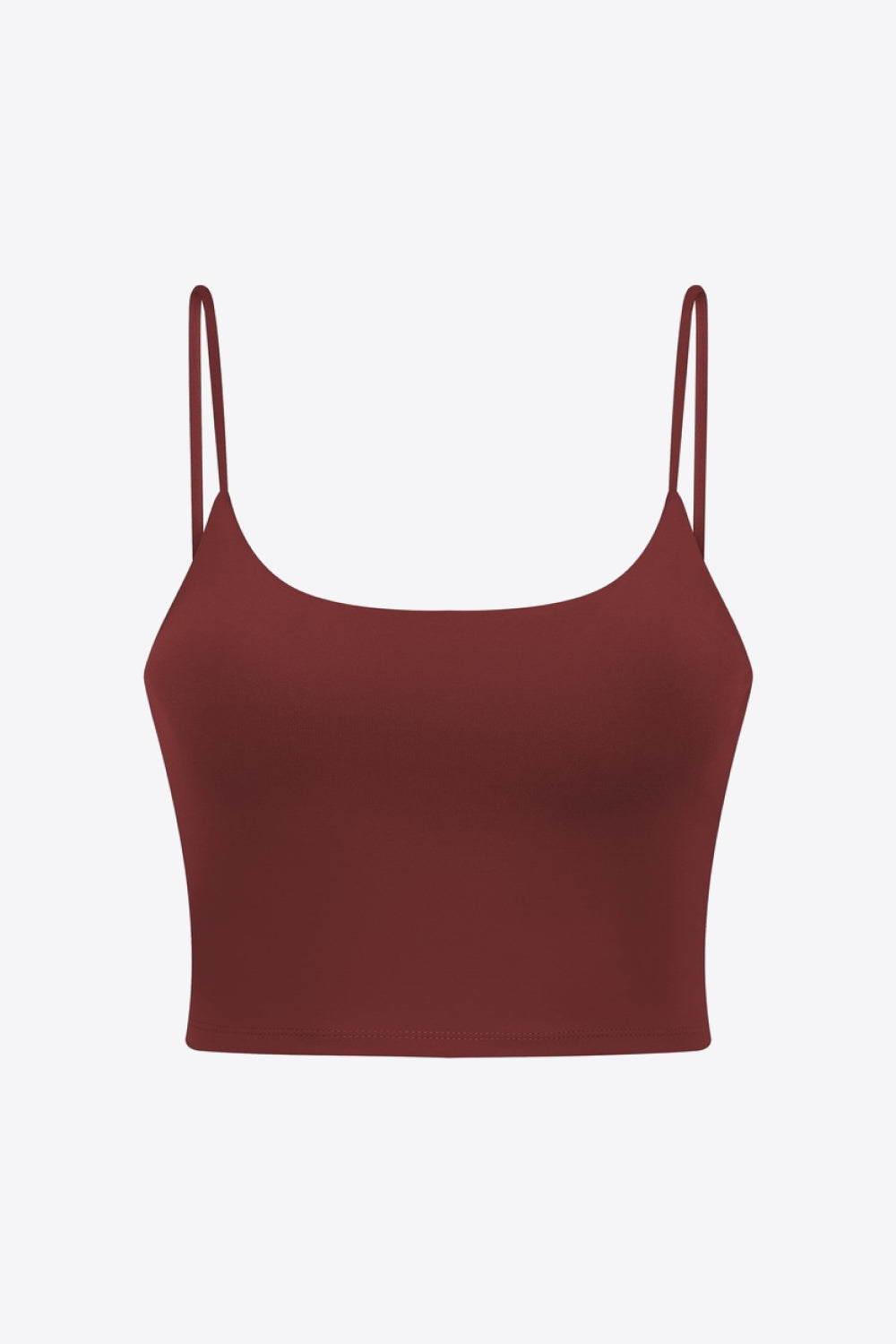 Millennia Feel Like Skin Scoop Neck Sports Cami – Trendsi | ClozArt