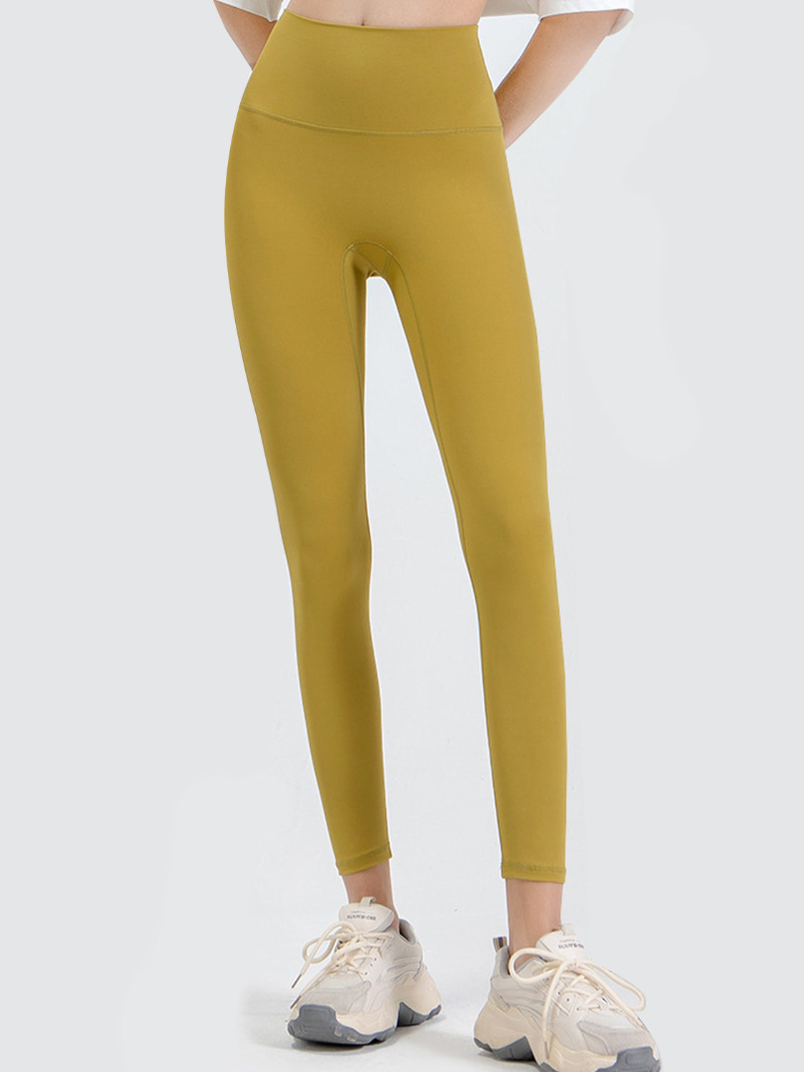 Wide Waistband Sports Leggings – Trendsi | ClozArt