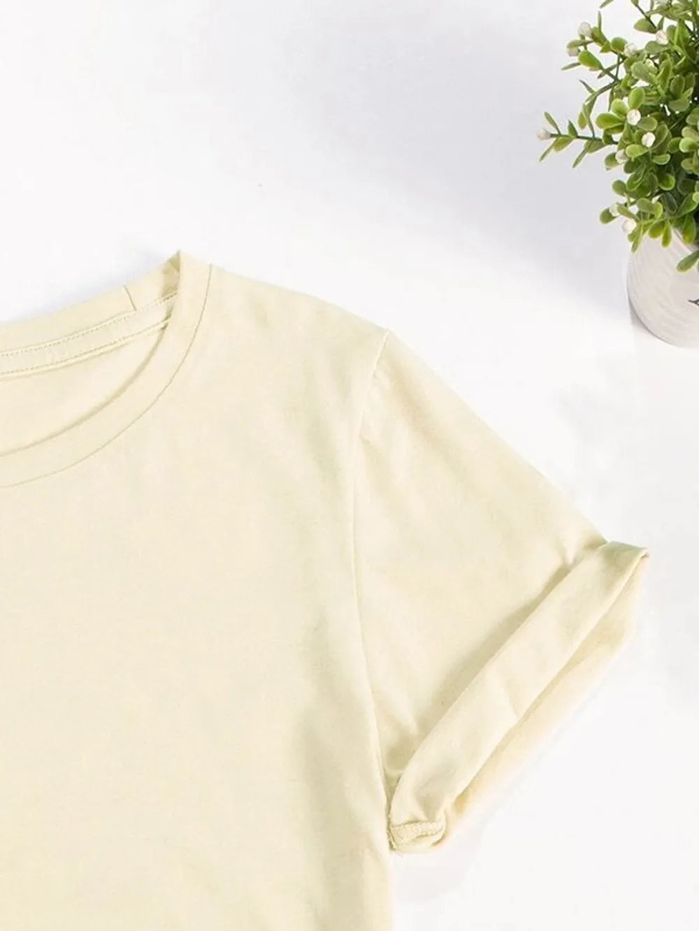 OH FOR PEEPS SAKE Round Neck T-Shirt – Trendsi | ClozArt