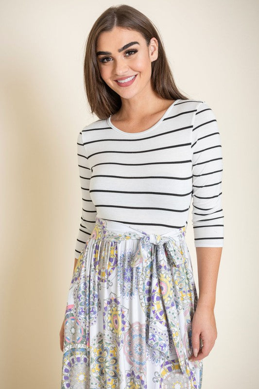 Plus Sash Maxi Dress With Pockets – EG fashion | ClozArt