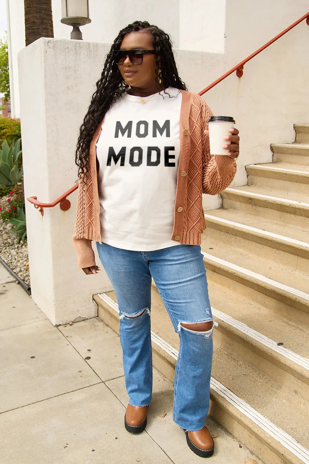 Simply Love Full Size MOM MODE Short Sleeve T-Shirt – Trendsi | ClozArt
