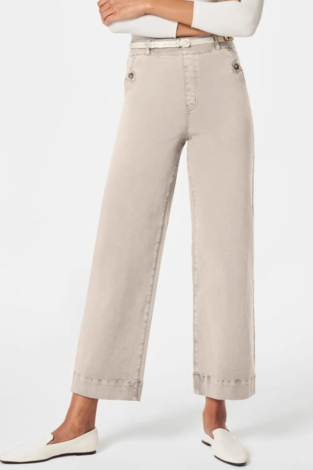 High Waist Jeans with Pockets – Trendsi | ClozArt