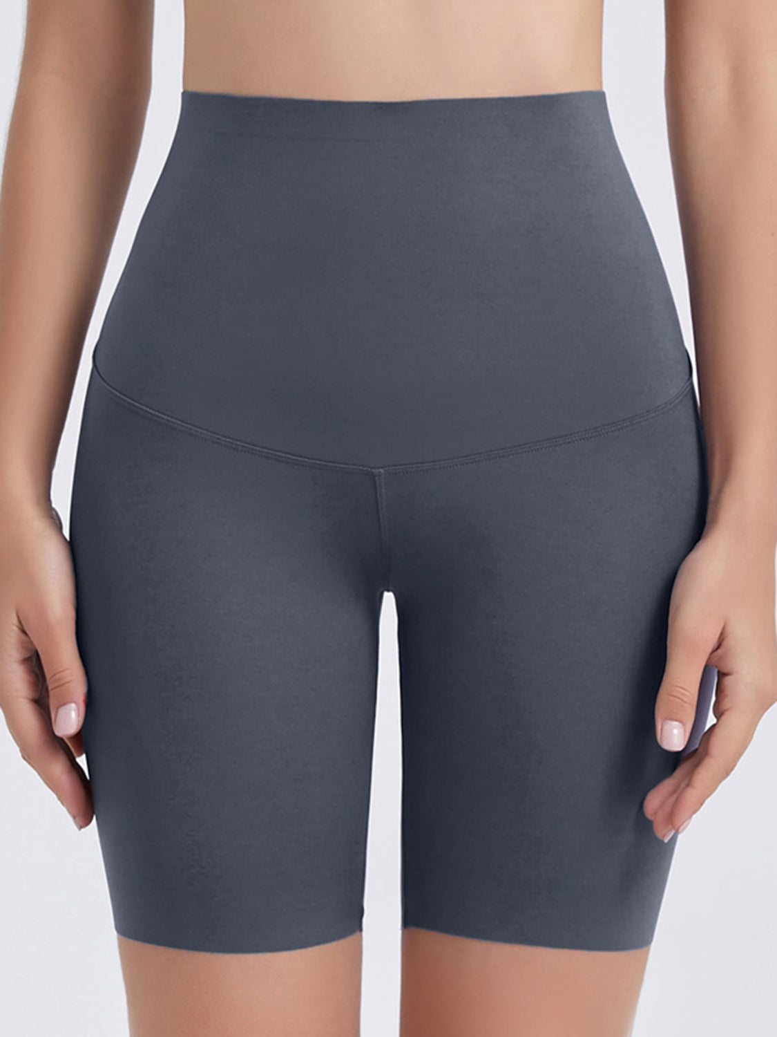 Wide Waistband Sports Shorts – Trendsi | ClozArt